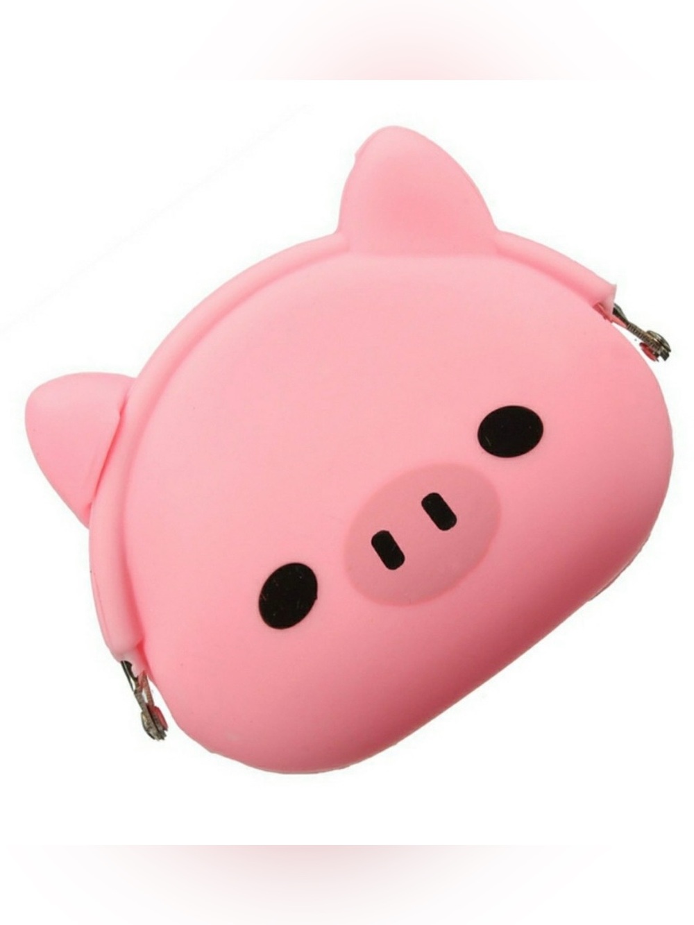 Mimi Pochi- Pig Silicone Pink Coin Purse. Harajuku Style , Coquette. New
